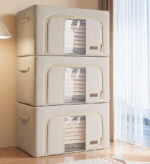 Cotton Foldable Clothes Storage Box
