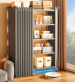 Freestanding Metal Iron Shelf Without Assembly F220 - Image 4