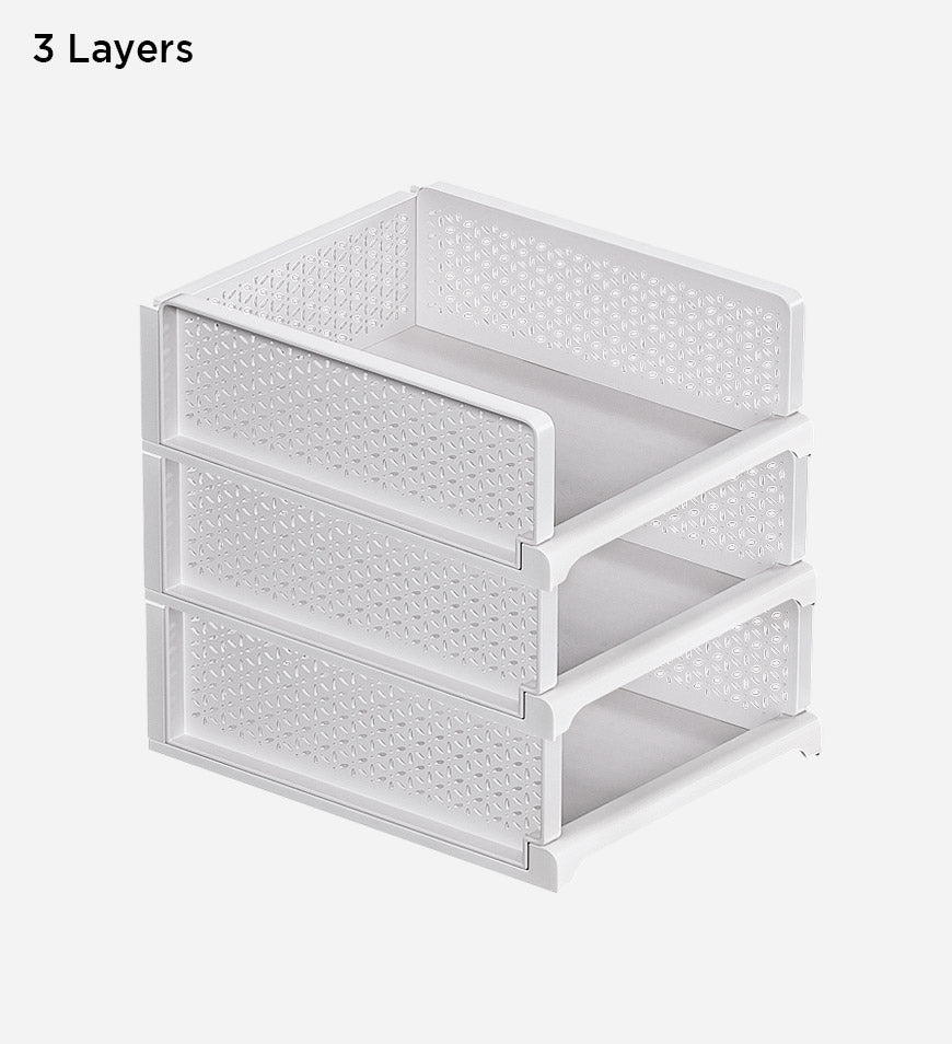 9-21L-3pcs Stackable Clothes Storage Basket - Image 19