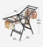 Free-Standing Foldable 2-Tier Laundry Drying Rack F226 - Image 7